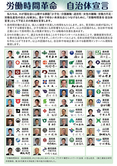労働時間革命 自治体宣言